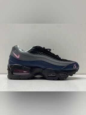 Nike X Corteiz Air Max 95 Black, Gray & Blue with Pink Beam Women's Sz 7
